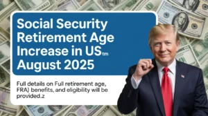Social Security Retirement Age Increase in USA from August 2025